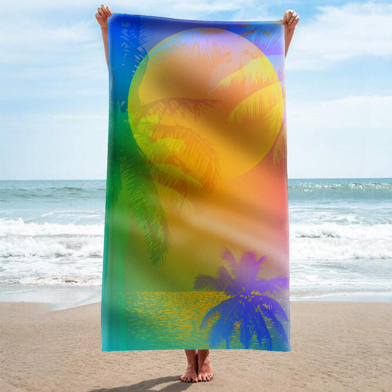 Bright and bold beach towels add color to your beach trip (1)